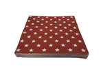 Paper Napkins - Stars - Red & White