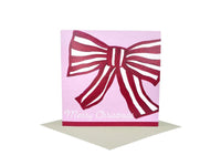 Gretting Card - Merry Christmas Bow