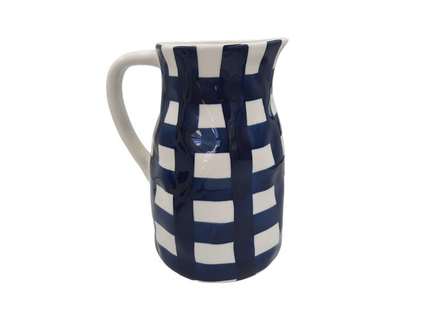 Jug - Navy Gingham - Large - Noss & Co