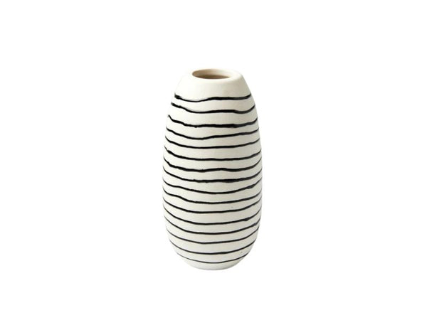 Dose Vase Black Stripe - Jones & Co