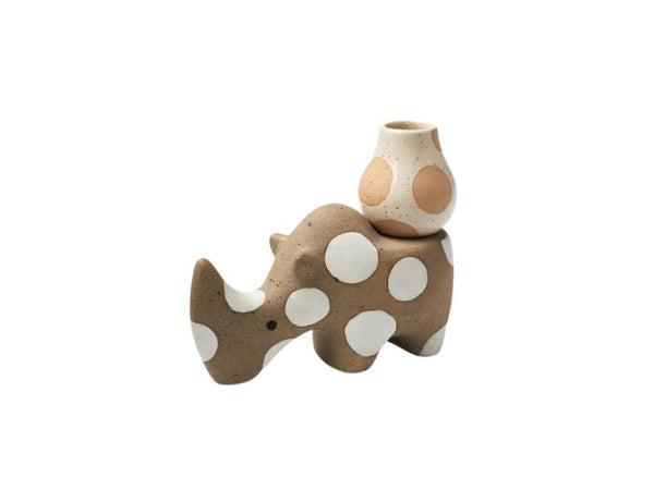 Oliver the Rhino Vase - Jones & Co