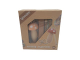 Wooden Mushroom Knitting Nancy Kit - Apricot