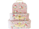 Kids Carry Cases - Set of 3 - Vintage Rose - Alimrose