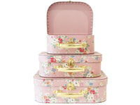 Kids Carry Cases - Set of 3 - Vintage Rose - Alimrose