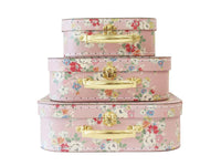 Kids Carry Cases - Set of 3 - Vintage Rose - Alimrose