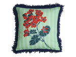 Cushion - Annette Embroidered - Jade - Sage & Clare