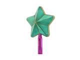 Radiant Star Tree Topper - Emerald & Fuchsia