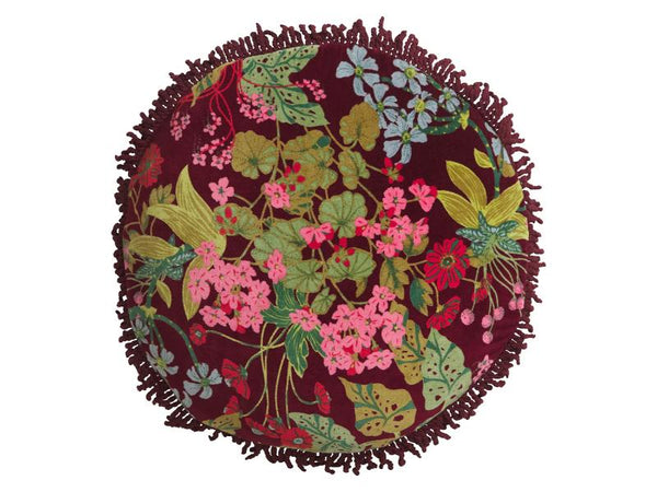 Genevieve Fringe Cushion - Sage & Clare