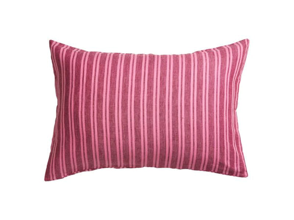 Nadine Linen Pillowcase Set - Mahogany Standard - Sage & Clare