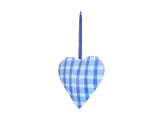 Joy Hand Painted Heart Tree Decoration - Blues
