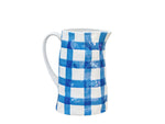 Jug - Medium - Blue Gingham - Noss & Co