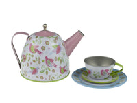 Tea Set - Tin - Bird - 15 pcs