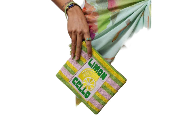 Purse - Beaded - Limon Cello Wristlet