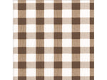 Paper Napkins - Gingham Chocolate - Pkt 20