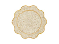 Sonny Husk Placemat - Natural / Ochre Orange