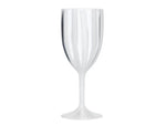 Cabana Acrylic Wine Glass - White