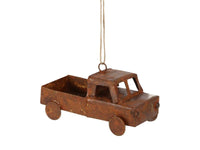 Cute Ute Hanging Ornament - Rust