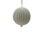 Hanging Porcelain Sphere - Mint Cream