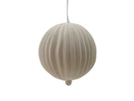 Hanging Porcelain Sphere - Limoncello