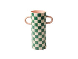 Griffe Green Check Bud Vase - Jones & Co