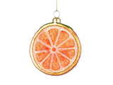 Sugared Orange Glitter Decoration