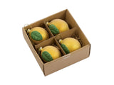 Sugared Lemon Decoration - Set of 4