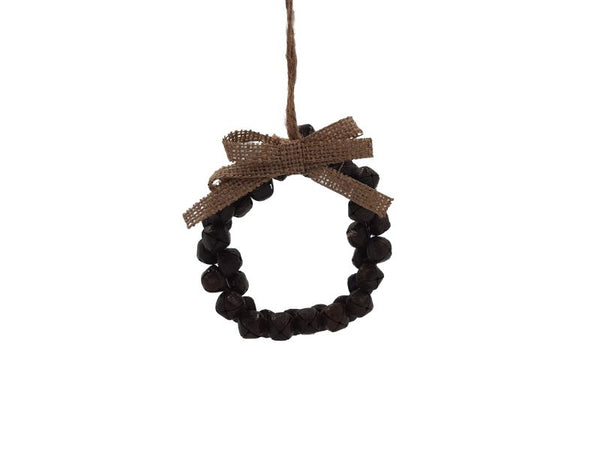 Rusty Bell Wreath Hanger - 10cm