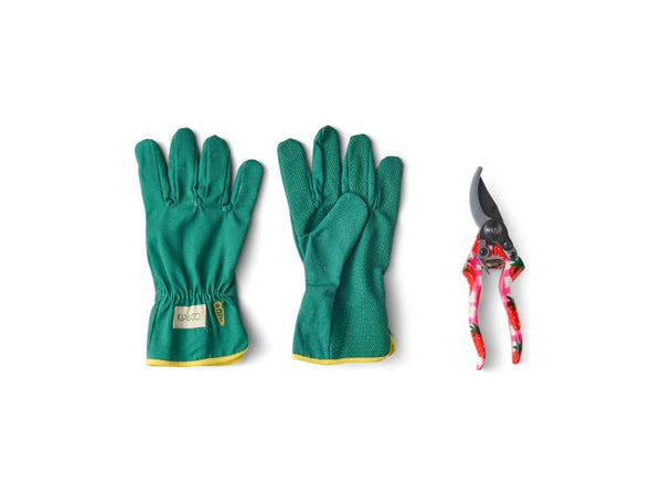 Strawberry Jam Garden Secateurs and Gloves Set - Kip & Co