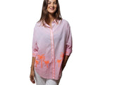 Embroidered Shirt - Pink - Medium/Large