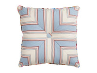 Samode Stripe Cushion - Blue Jean - Sage & Clare