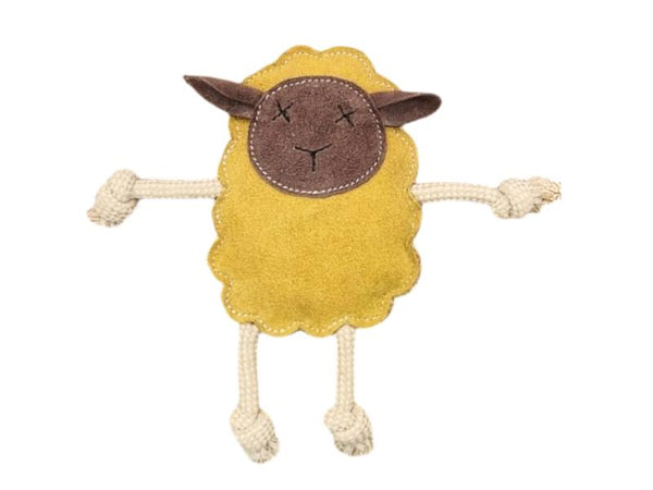 Dog Toy - Mary the Lamb - Gold