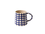 Larder Check Mug Navy - Jones & Co