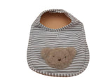 Sherpa Bear Bib - Oatmeal - Alimrose