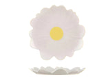 Small Daisy Flower Plate - White with Yellow Centre - Noss & Co