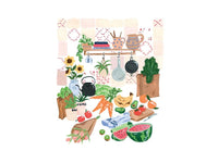 Greeting Card - Vegetables & Fruits