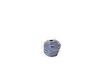 Facet Vase Small - Blue Lines - Jones & Co