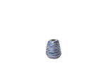 Facet Vase Medium - Blue Lines - Jones & Co