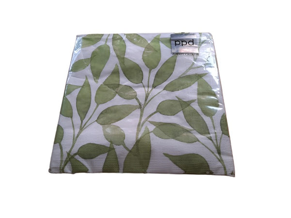 Paper Napkins -  Pack of 20 - Winds Green