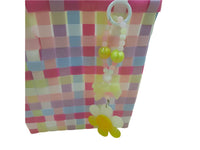 Otis Basket - Recycled Plastic - Pink/Cream Handle