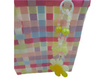 Otis Basket - Recycled Plastic - Pink/Cream Handle