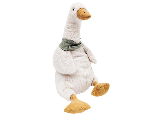 Plush Goose Soft Toy - White