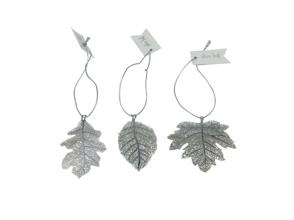 Leaf x 1 - Silver - Elm, Oak OR Maple