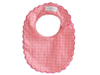 Baby Bib - Scallop - Mini Hearts - Alimrose