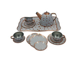 Tea Set - Tin - Copper Star - Suitcase