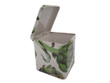 Veg Square Canister Tin - Artichoke