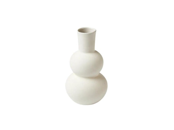 Happy Vase - Small - Triple Pure White - Jones & Co