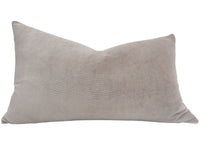 Cushion - Velvet & French Linen - Nude Pink