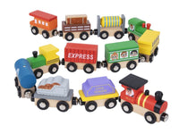 Wooden Train & Carriage Set