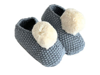 Booties - Blue & Ivory - Alimrose