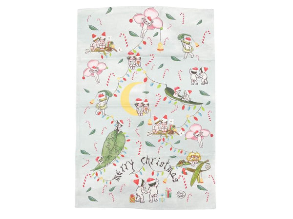 Tea Towel - Christmas - May Gibbs - Green